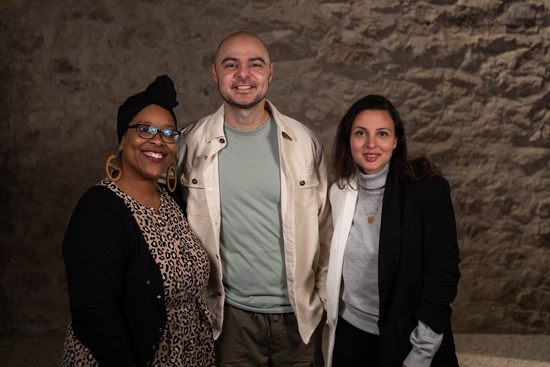 Halimah Iman Shaheed, Wahab Shayek, and Sarah Mostafa at SXSW on March 14 2024-3