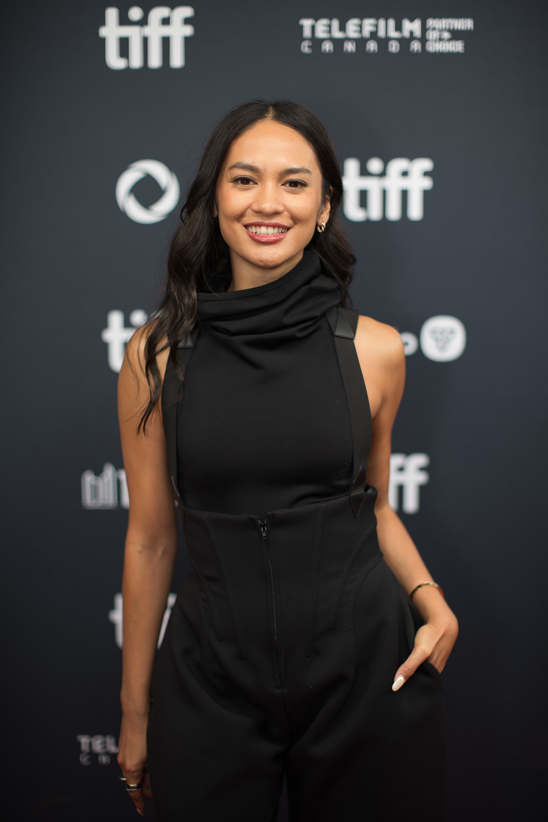 Hana Malasan, actor in the film 'Shadow Strays', at the 2024 Toronto International Film Festival