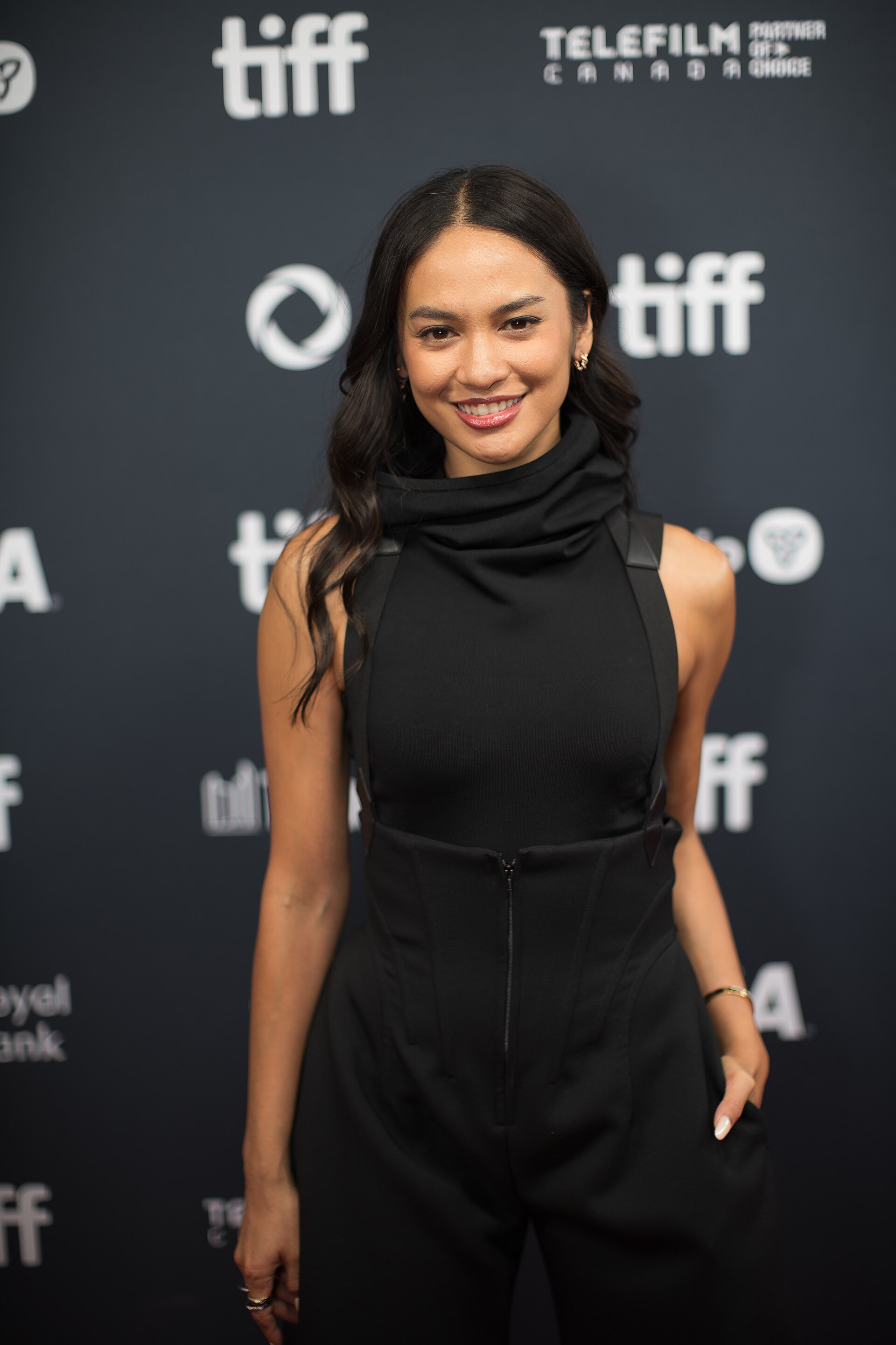 Hana Malasan, actor in the film 'Shadow Strays', at the 2024 Toronto International Film Festival