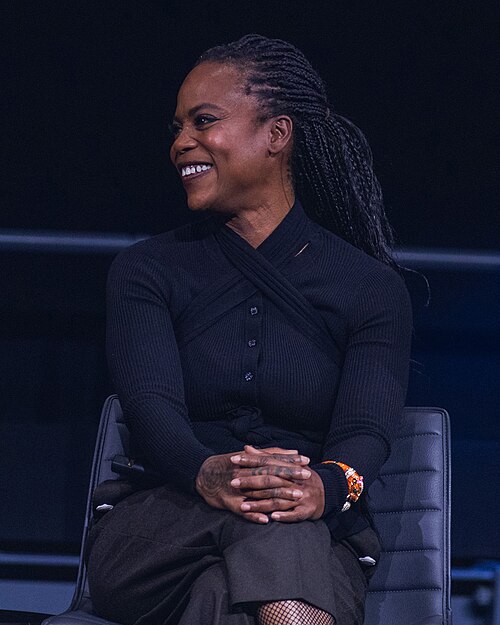 Hannah Beachler at a Q&A for Sinners in Los Angeles, California