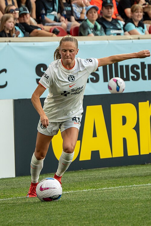 Hannah Bebar during Gotham FC vs Bay FC on 6.21.25