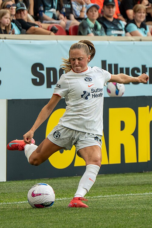 Hannah Bebar during Gotham FC vs Bay FC on 6.21.25