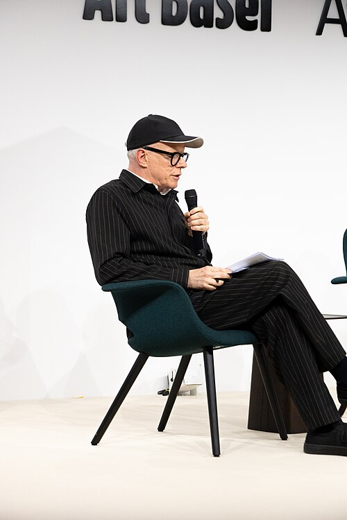 Hans Ulrich Obrist, Artistic Director of Serpentine, at the Art Basel international art fair in Basel, Switzerland in June 2025.