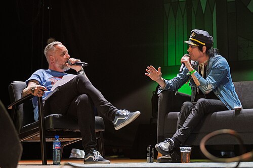 Hans Petter Baarli interviewed by Tarjei Strøm at Tons of Rock, Oslo, Norway, 2025