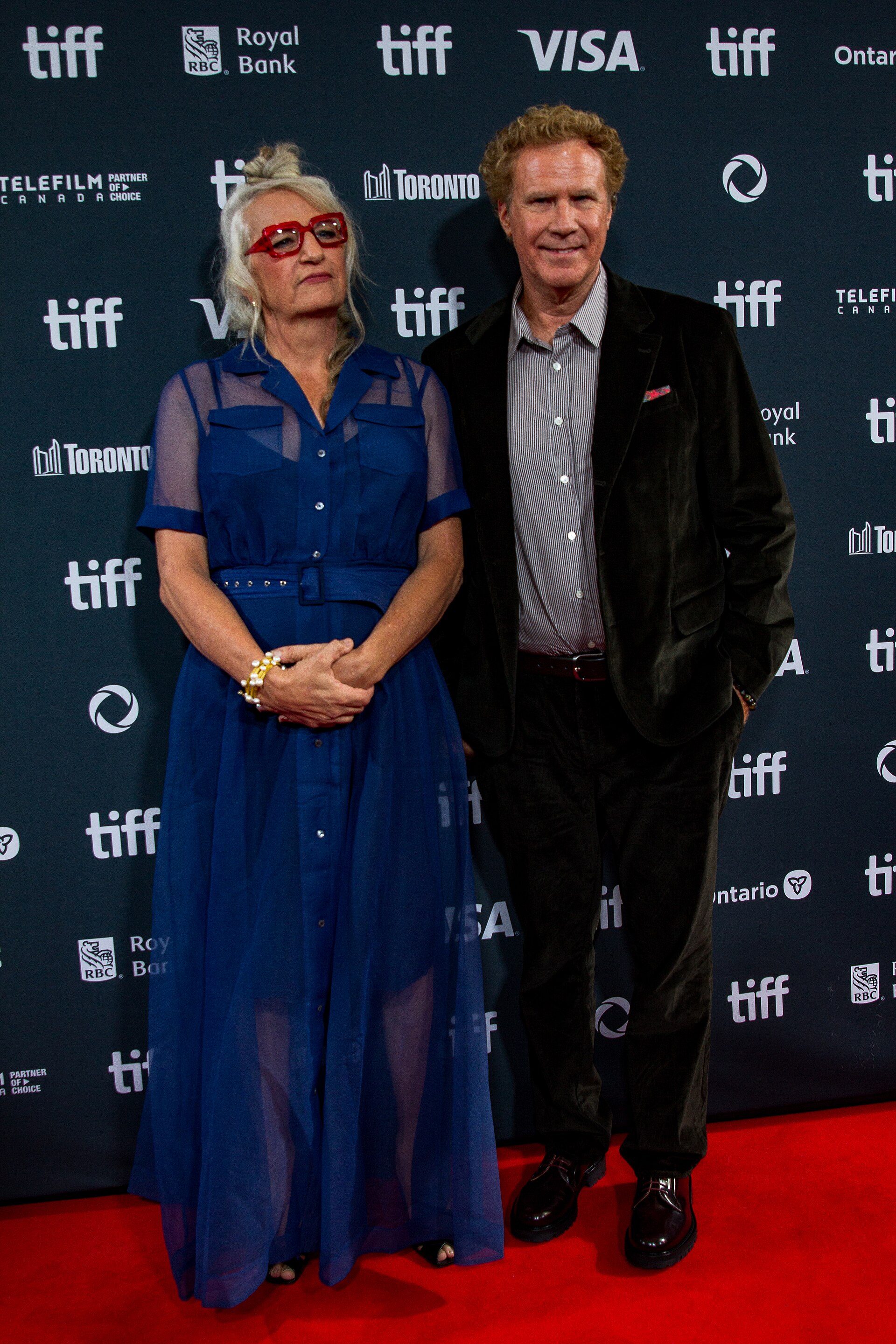 Harper Steele and Will Ferrell at the 2024 Toronto International Film Festival (TIFF) for the movie Will & Harper.