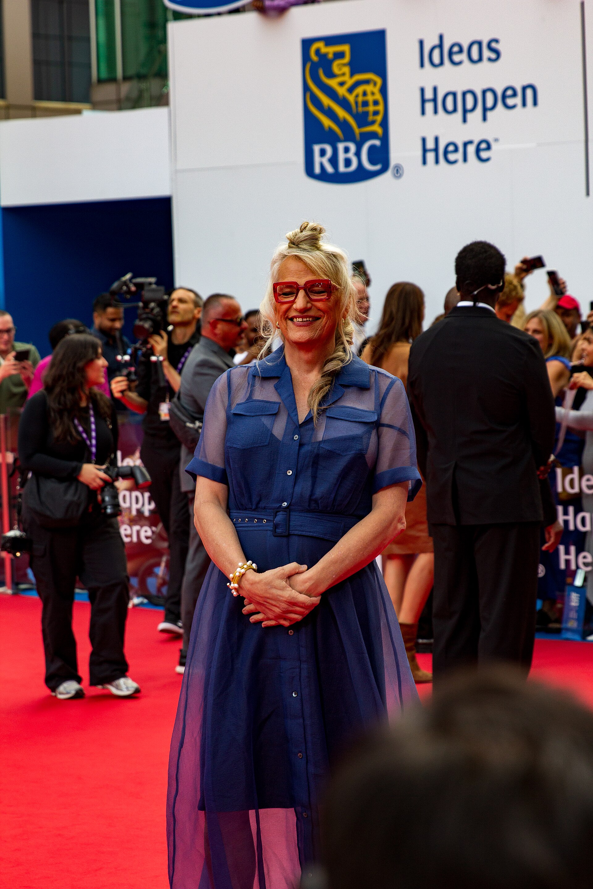 Harper Steele, writer, at the 2024 Toronto International Film Festival (TIFF) for the movie Will & Harper.