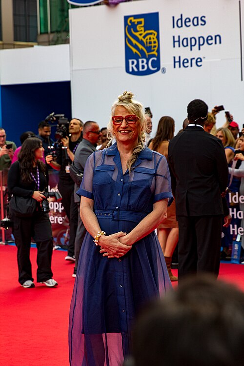 Harper Steele, writer, at the 2024 Toronto International Film Festival (TIFF) for the movie Will & Harper.