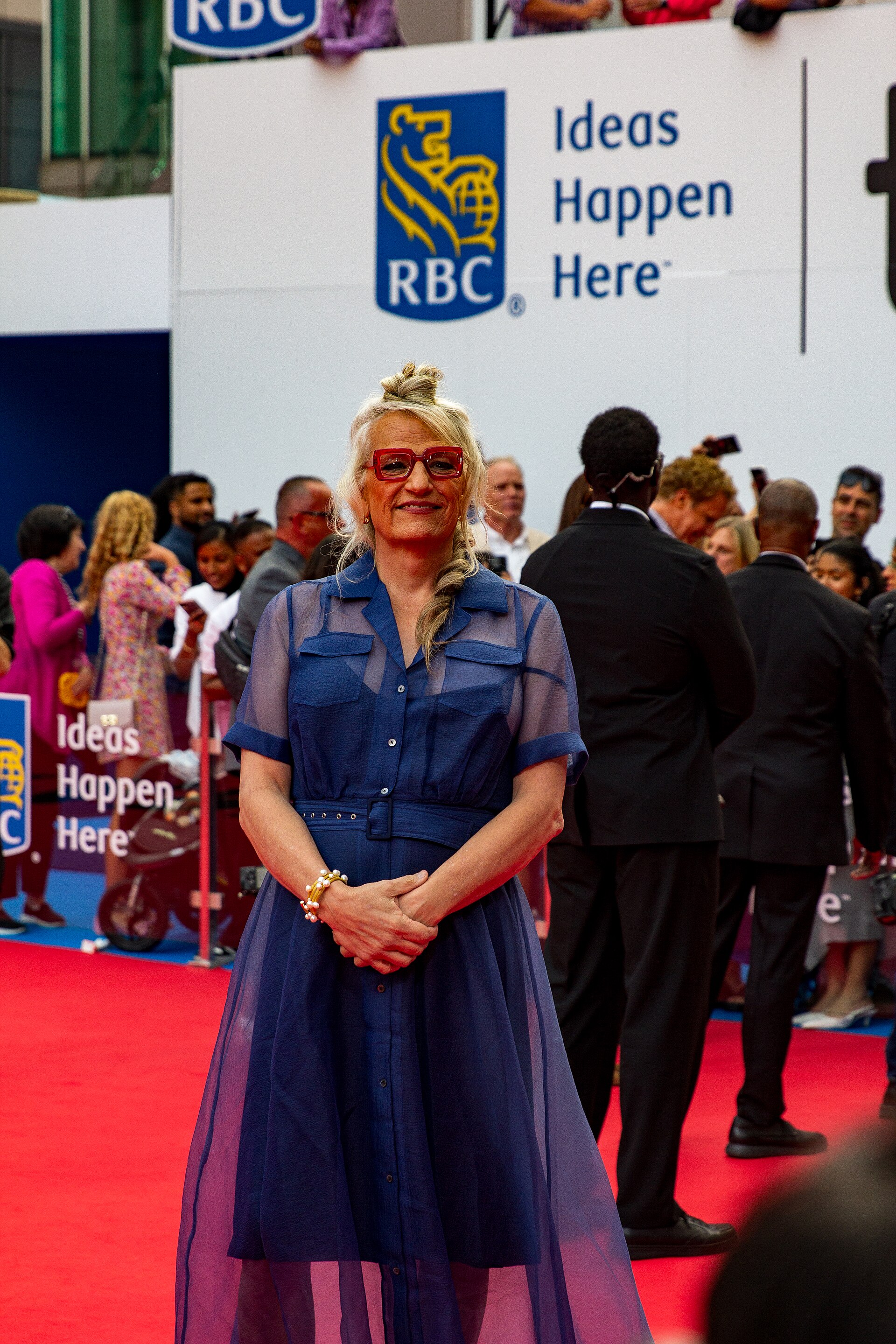 Harper Steele, writer, at the 2024 Toronto International Film Festival (TIFF) for the movie Will & Harper.