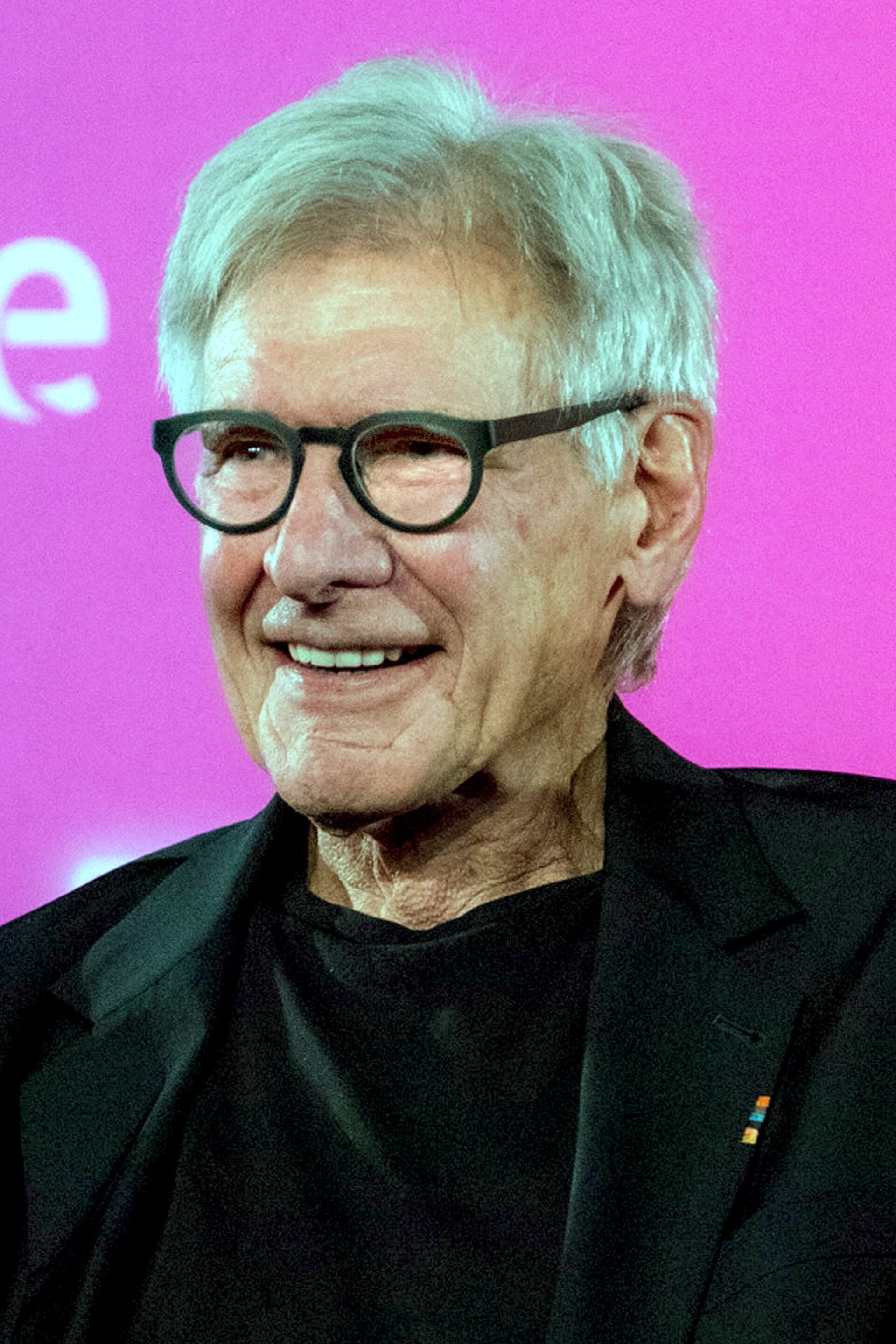 Harrison Ford speaking during an FYC panel for Shrinking at Televerse 2025 in Los Angeles, California.