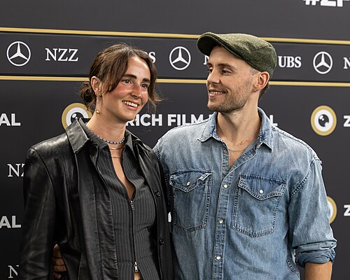 Harry Lighton on the Green Carpet at the 2025 Zurich Film Festival.