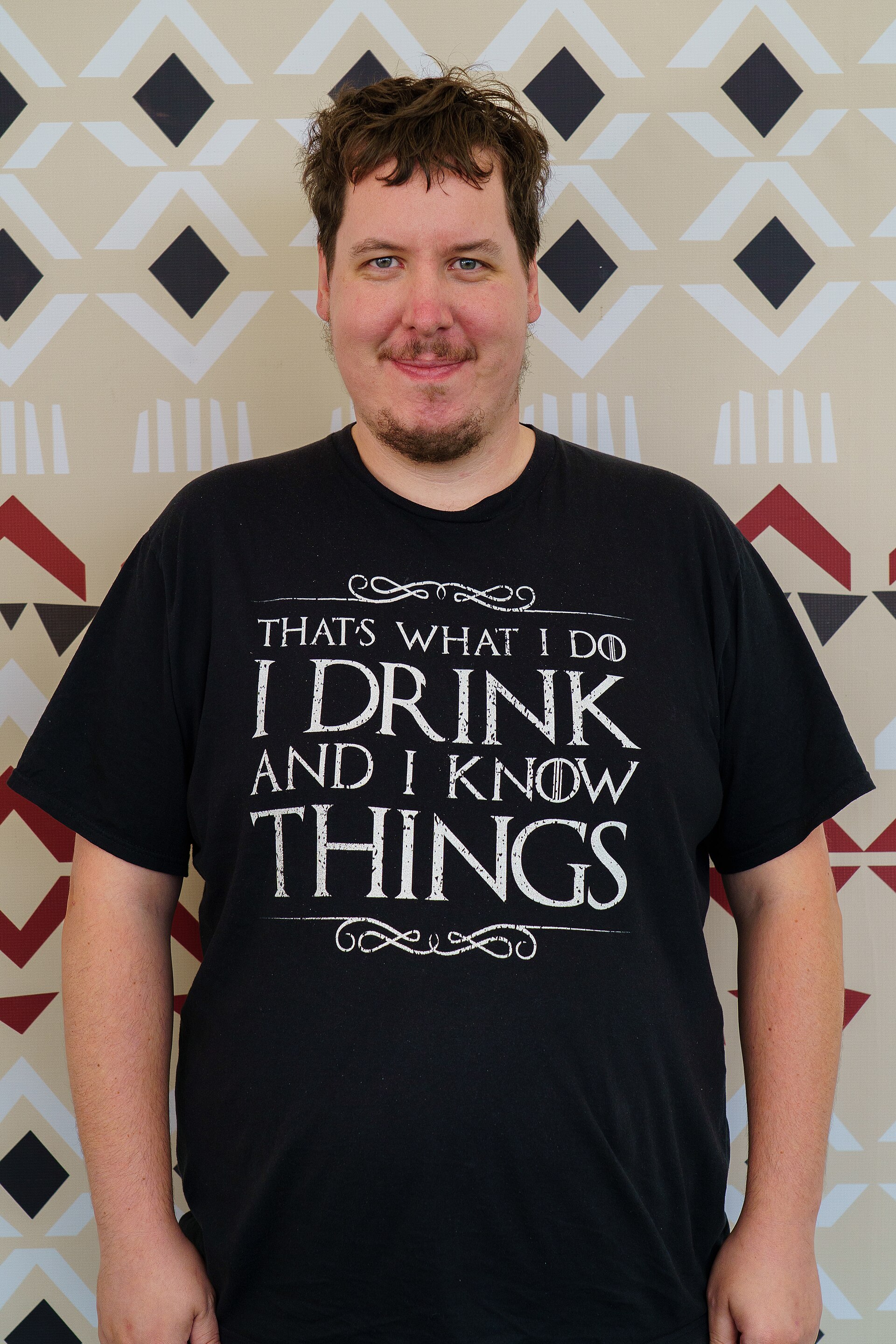 Harry Mitchell portrait at Wikimania 2025 WikiPortraits Studio