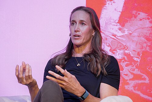 Helen Glover, UK, double Olympic gold medallist and world champion Rower, at the SXSW London festival hosted in London, England during June 2025.