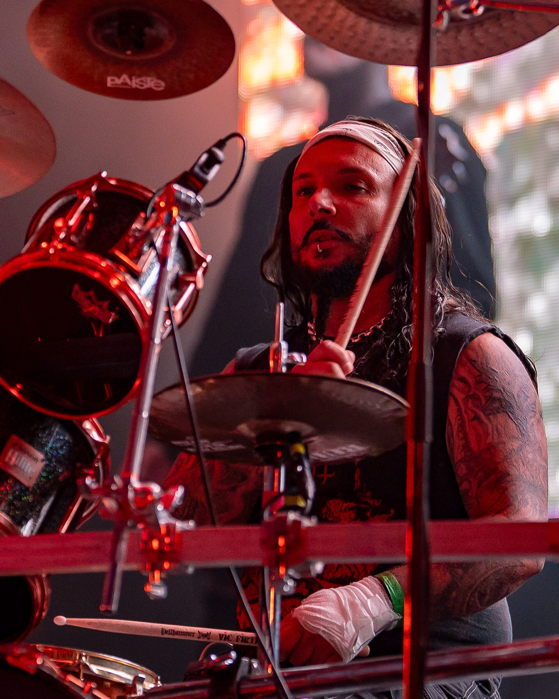 Jan Axel "Hellhammer" Blomberg with Mayhem at Midgardsblot open air festival 2025