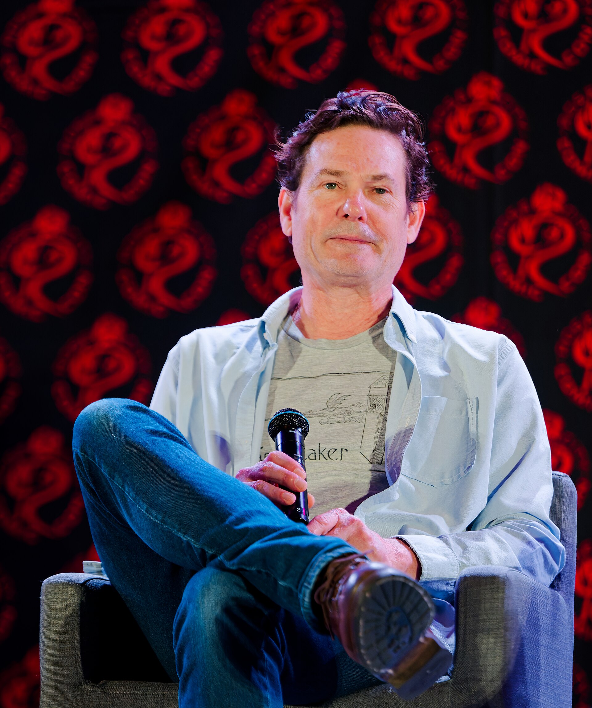 Henry Thomas on the main stage at Rose City Comic Con