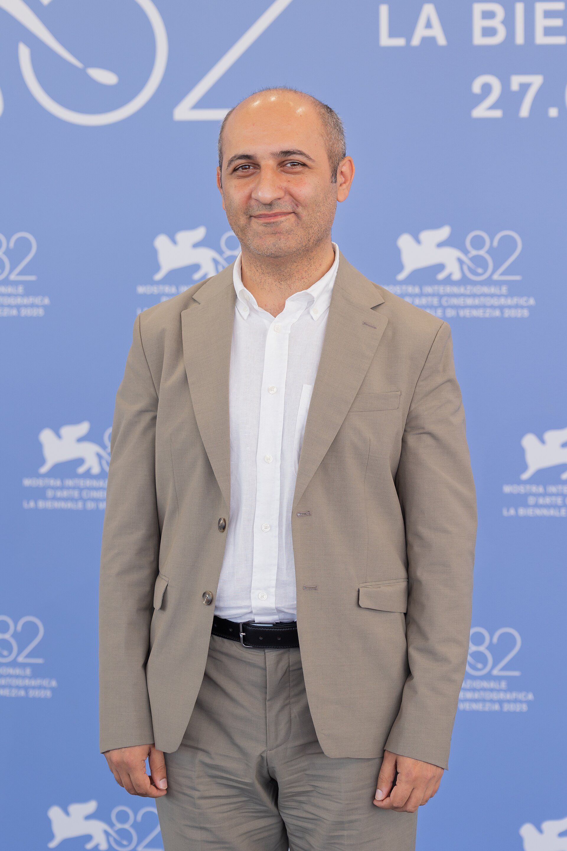 Hilal Baydarov, director, at 82nd Venice International Film Festival in Venice, Italy for the film SERMON TO THE VOID.