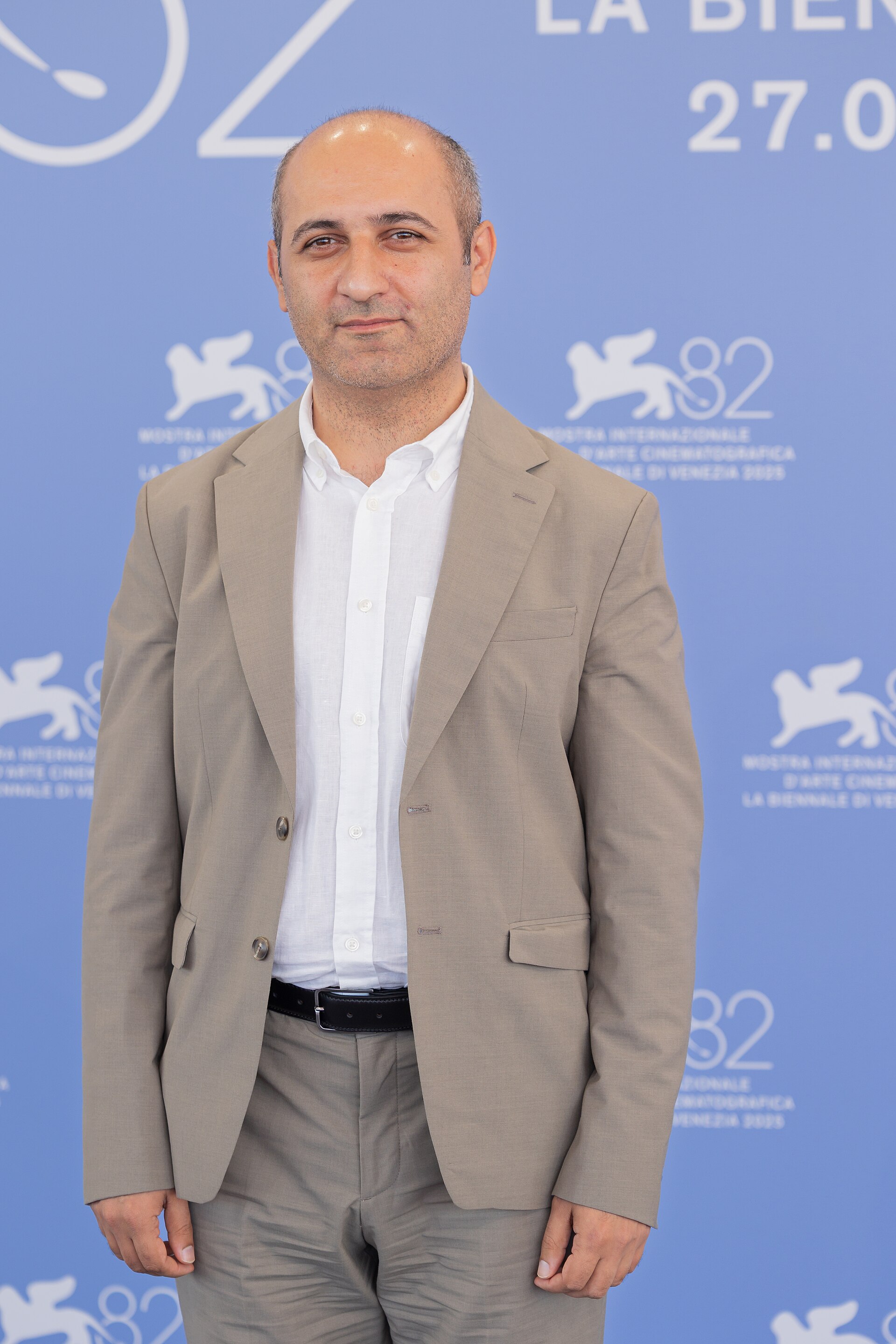Hilal Baydarov, director, at 82nd Venice International Film Festival in Venice, Italy for the film SERMON TO THE VOID.