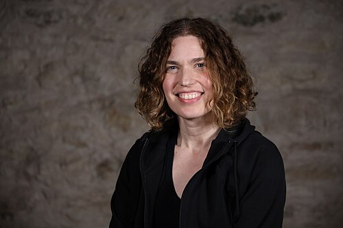 Hilary Maso at SXSW in March 2024. Taken as part of the WikiPortraits project.