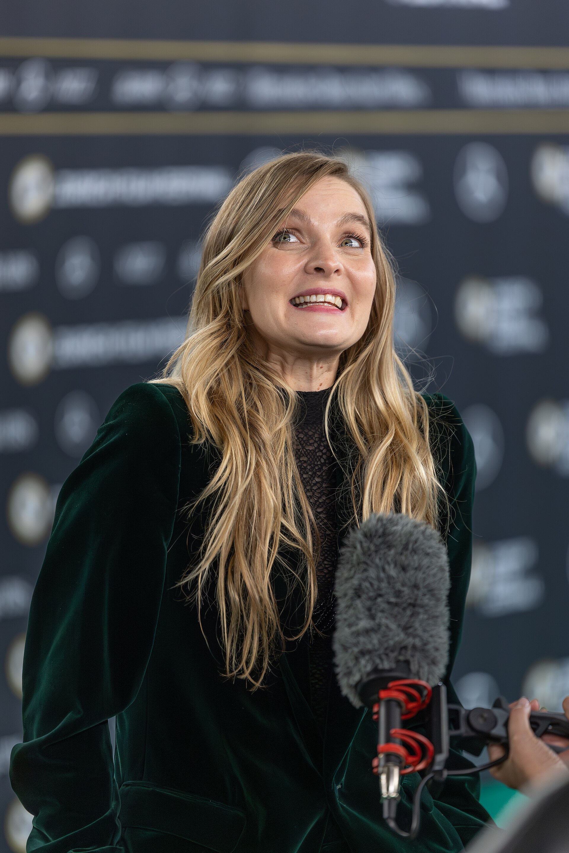 Hildur Gudnadottir on the Green Carpet at the 2025 Zurich Film Festival.