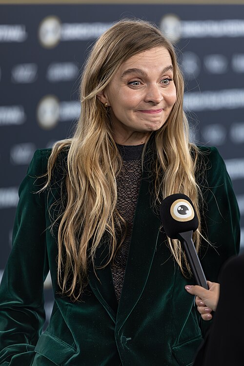 Hildur Gudnadottir on the Green Carpet at the 2025 Zurich Film Festival.