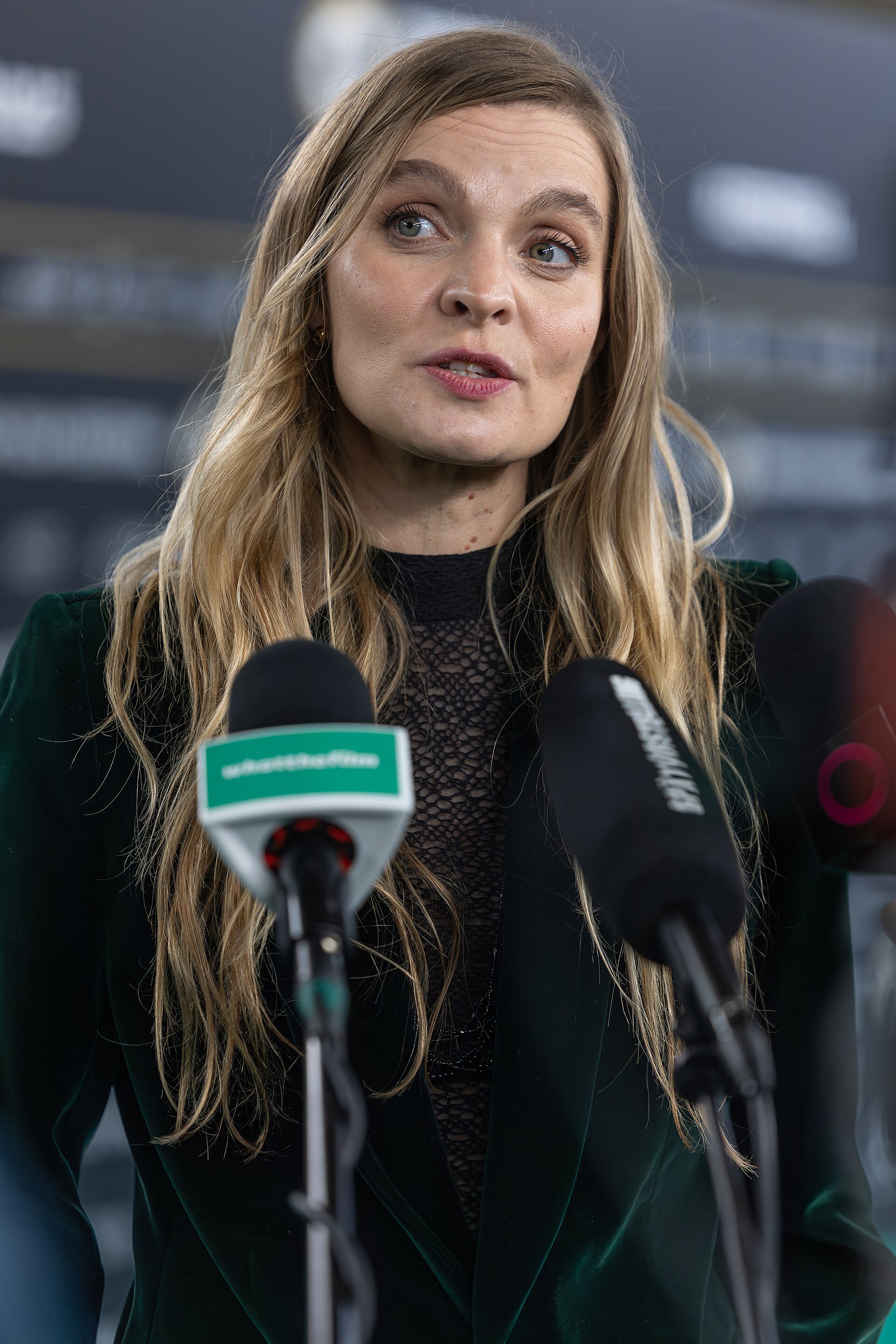 Hildur Gudnadottir on the Green Carpet at the 2025 Zurich Film Festival.