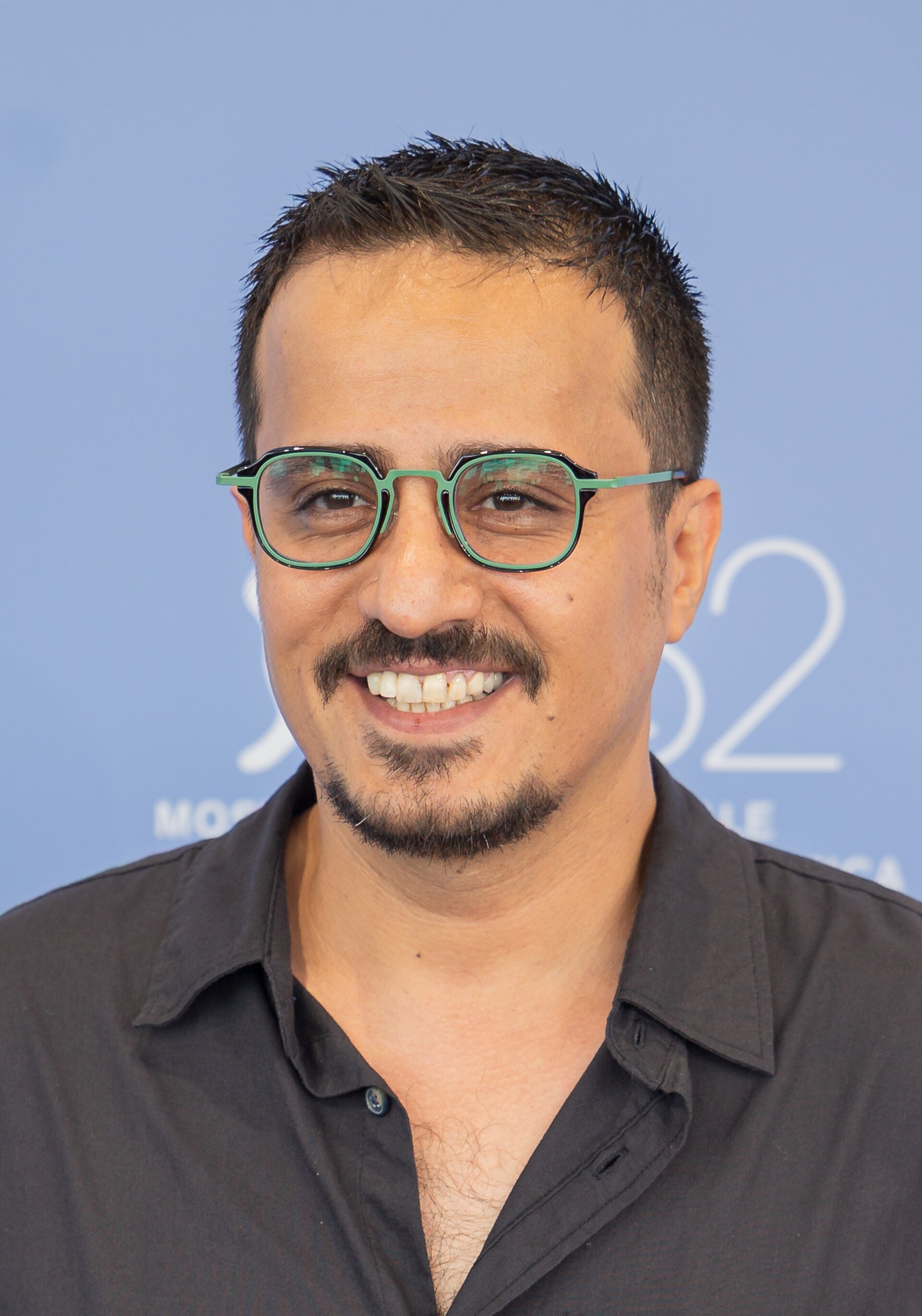 Hossein Soleimani, actor , at 82nd Venice International Film Festival in Venice, Italy for the film "Komedie Elahi" (Divine Comedy).