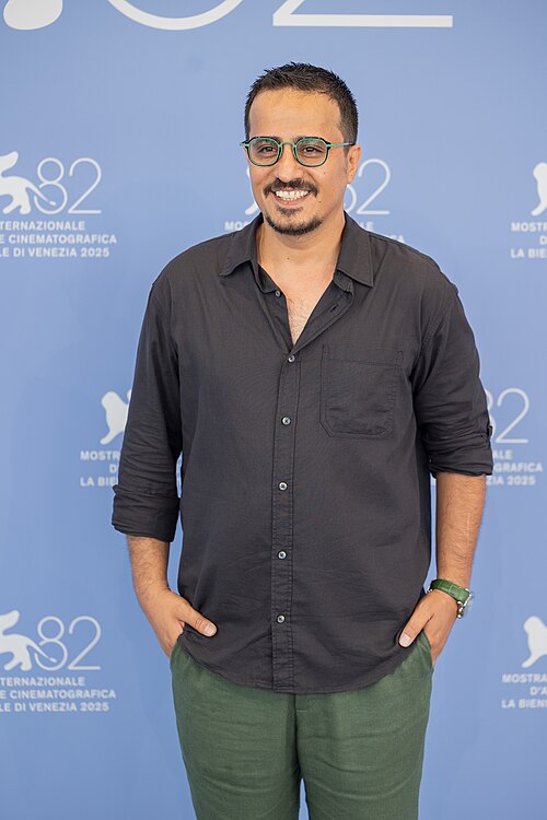 Hossein Soleimani, actor , at 82nd Venice International Film Festival in Venice, Italy for the film "Komedie Elahi" (Divine Comedy).