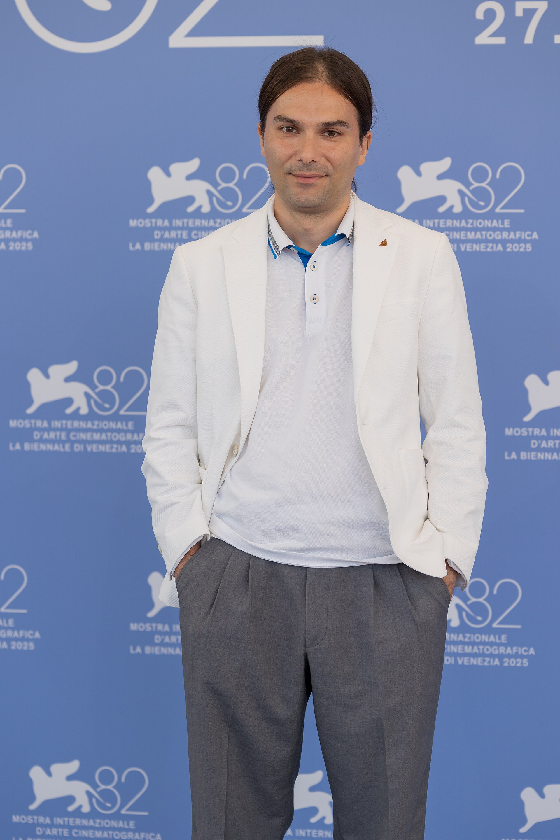 Huseyn Nasirov, actor, at 82nd Venice International Film Festival in Venice, Italy for the film "Boşluğa Xütbə" (Sermon To The Void