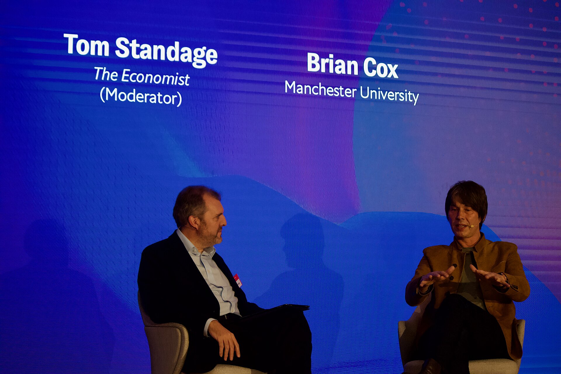 Brian Cox at Economist Technology for Change Asia 2025 in Hong Kong