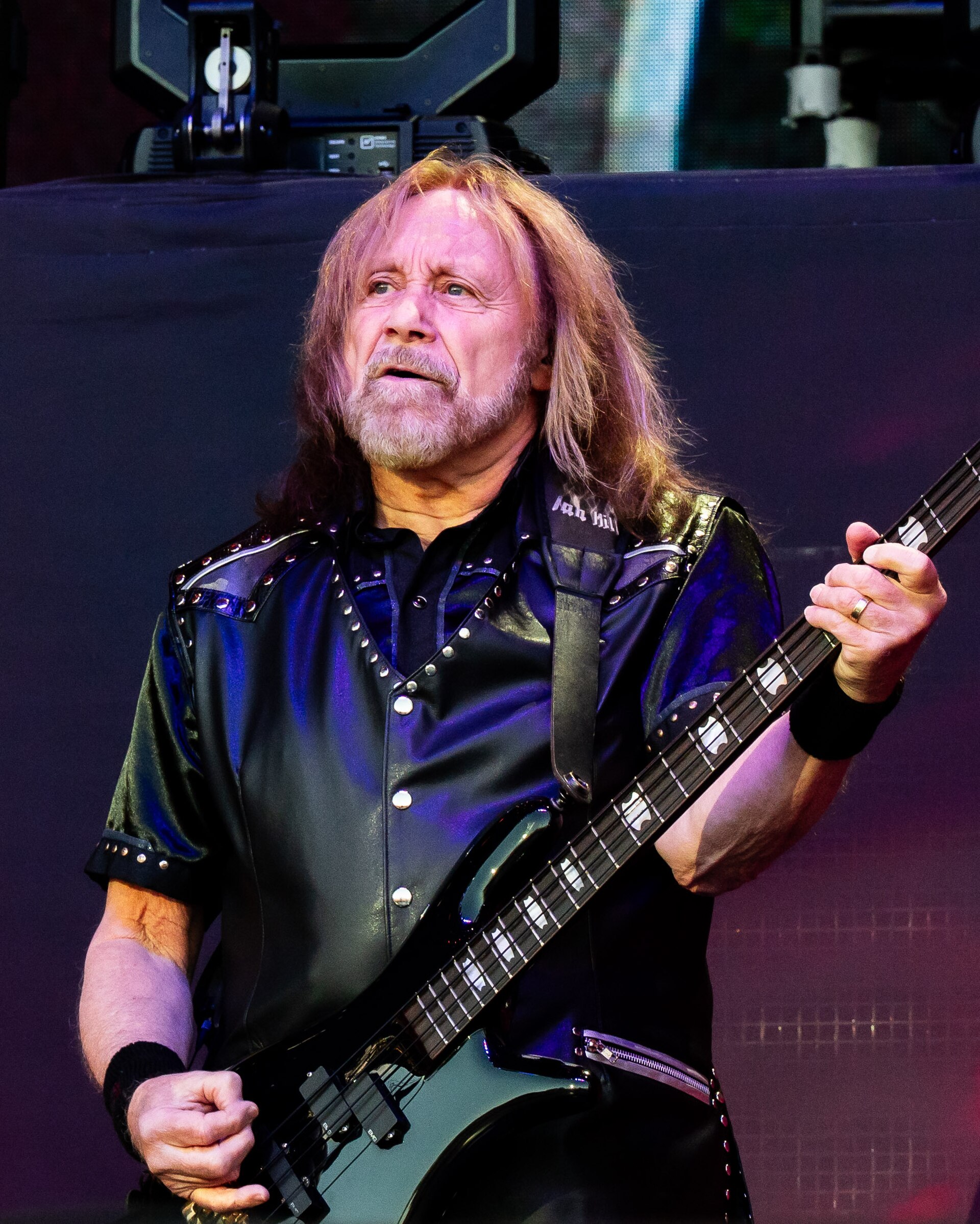 Ian Hill with Judas Priest at the Tons of Rock festival in Oslo, Norway, 2024