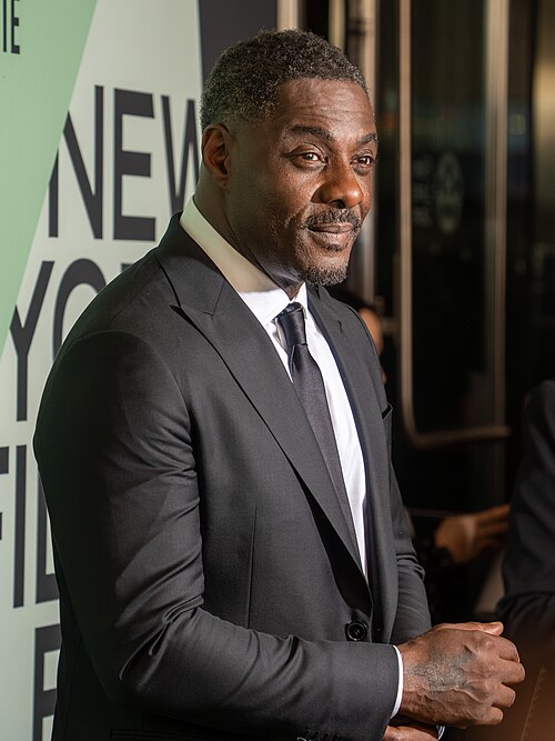 Idris Elba, actor, at the 63rd annual New York Film Festival at Lincoln Center in 2025 for the film A House of Dynamite