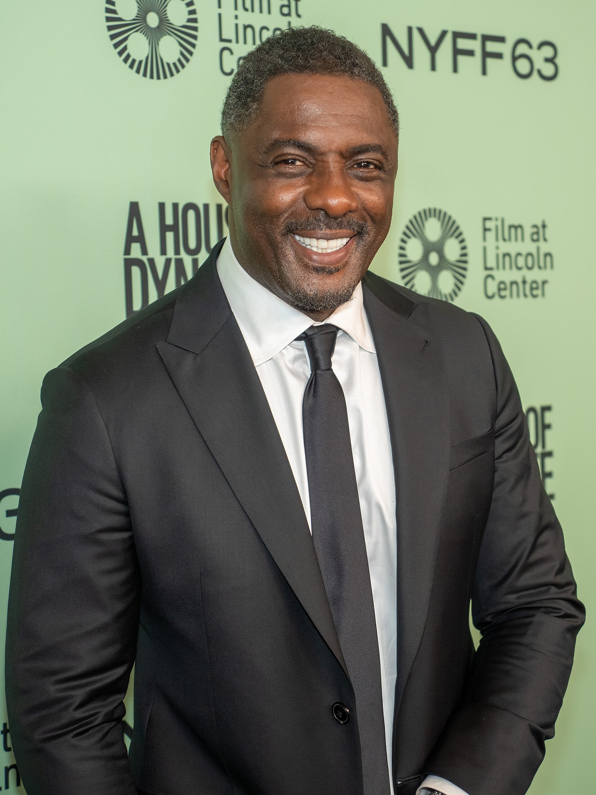 Idris Elba, actor, at the 63rd annual New York Film Festival at Lincoln Center in 2025 for the film A House of Dynamite