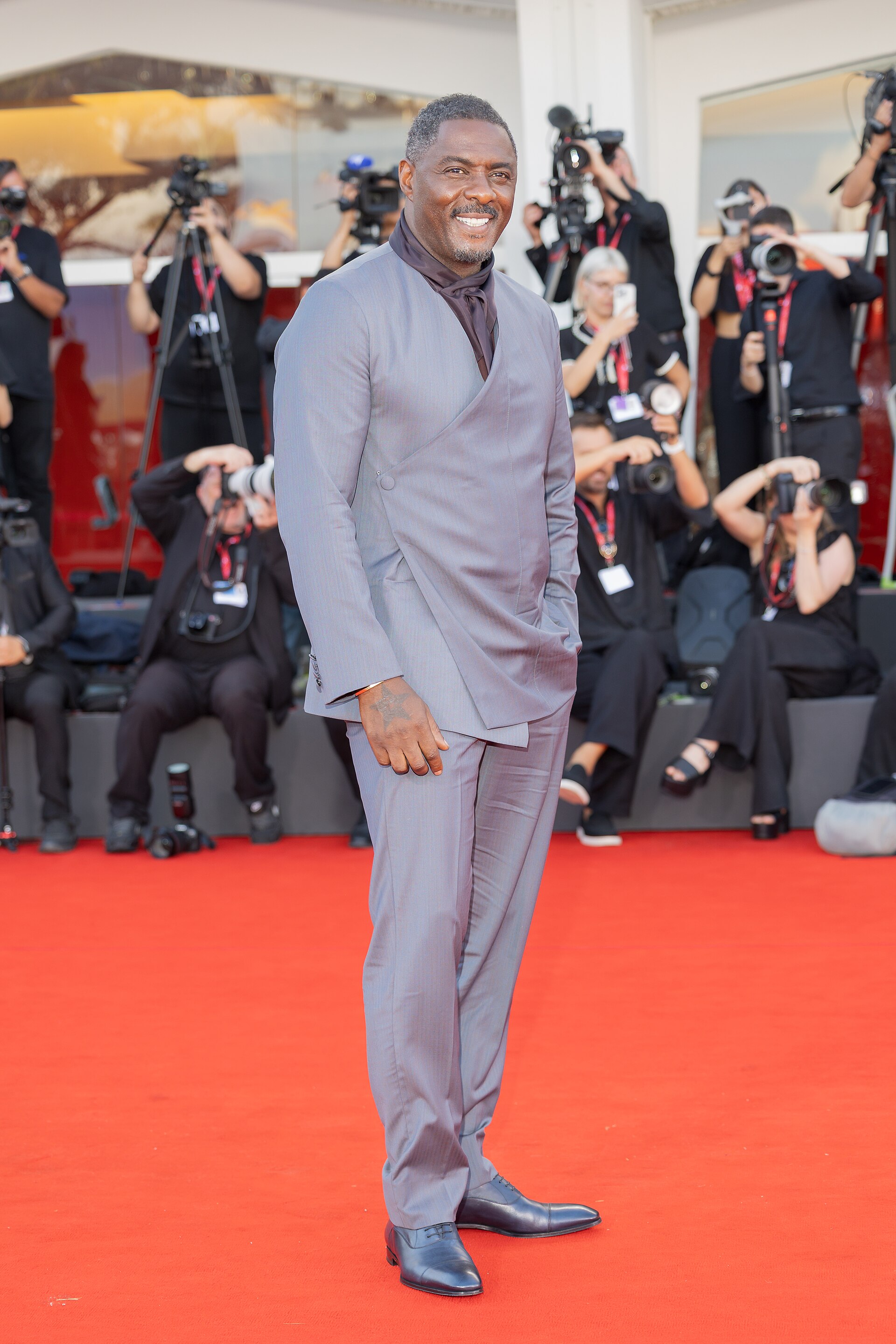 Idris Elba , actor, at 82nd Venice International Film Festival in Venice, Italy for the film A house of Dynamite.