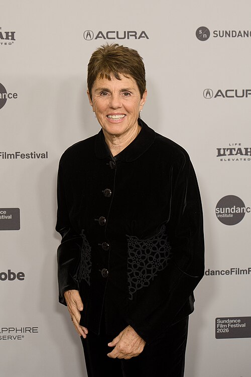 Ilana Kloss at the 2026 Sundance Film Festival for the movie Give Me The Ball!.