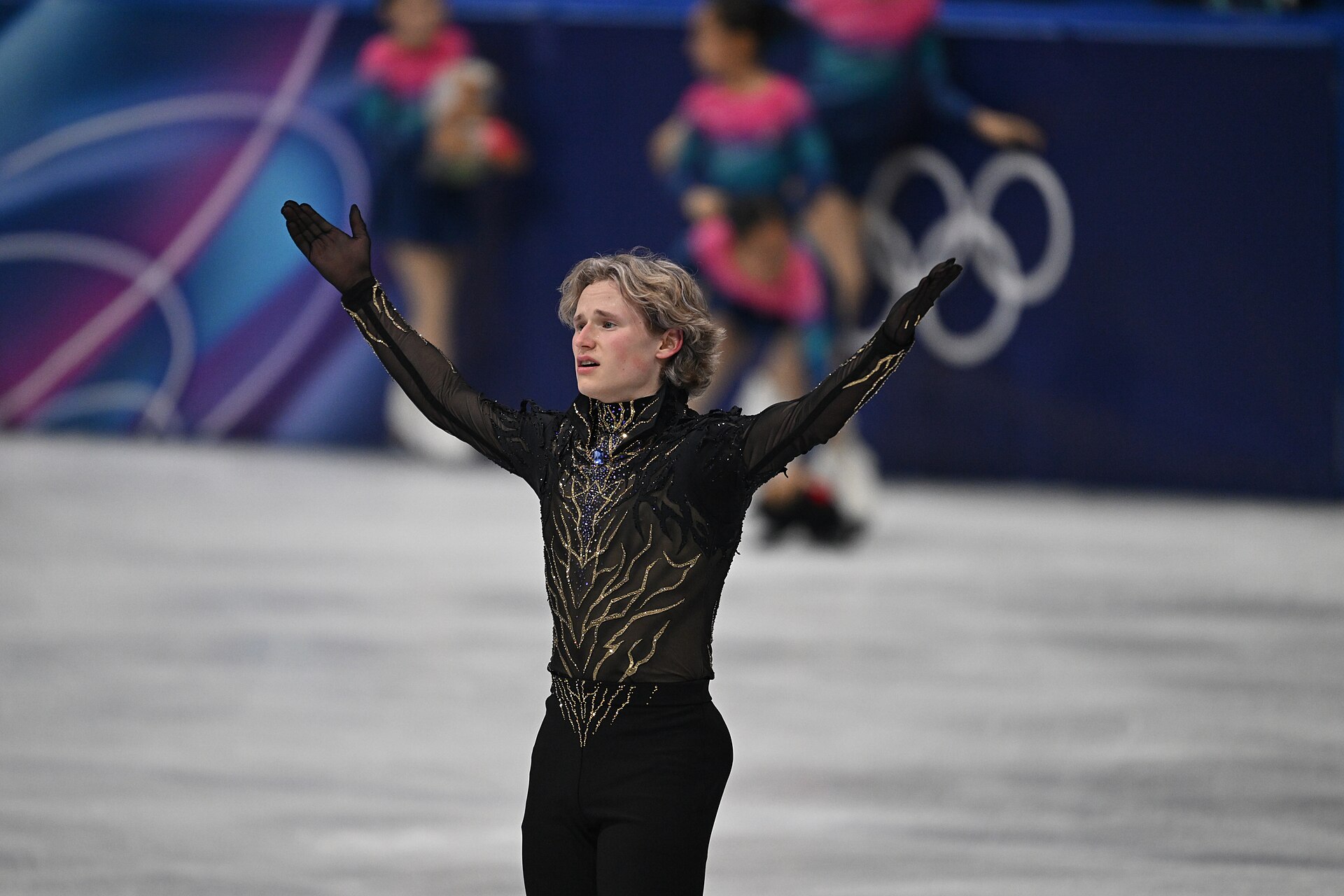 MILAN, ITALY - 13 FEBRUARY 2026: Ilia MALININ of United States competes during the Figure Skating Men Single Skating Free Skating at the Olympic Winter Games Milano Cortina 2026 Milano Ice Skating Arena on February 13, 2026 in Milan, Italy
