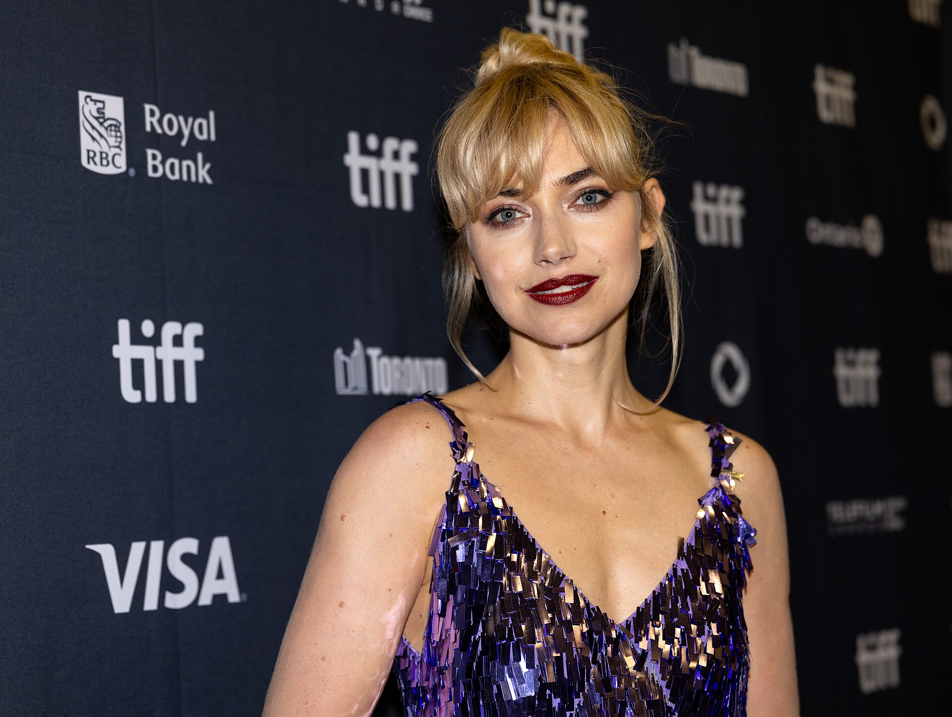 Imogen Poots, actor, at the 2025 Toronto International Film Festival (TIFF) for the movie Hedda.