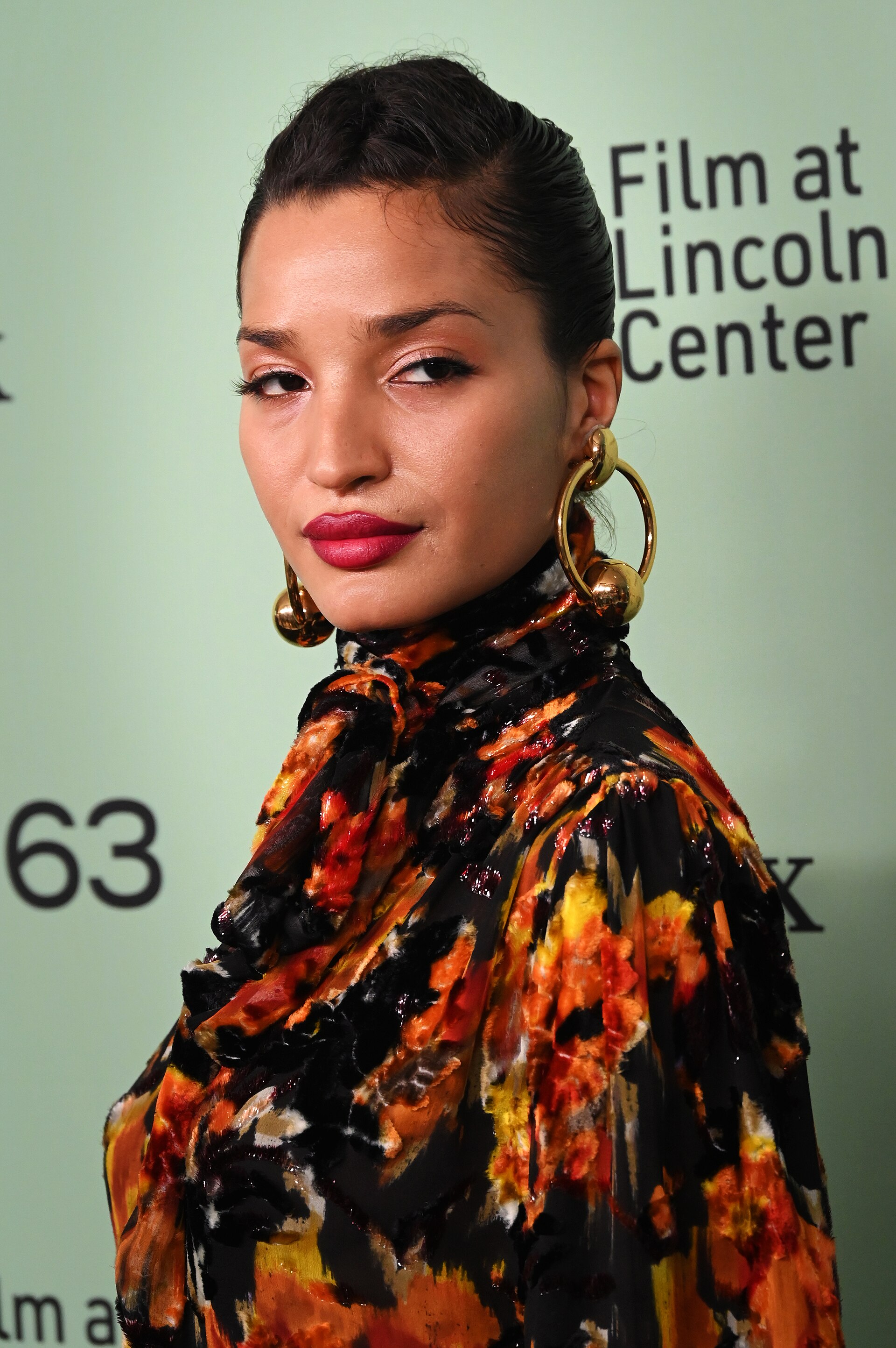 Indya Moore at the 63rd annual New York Film Festival for the film "Father Mother Sister Brother"