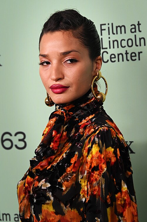 Indya Moore at the 63rd annual New York Film Festival for the film "Father Mother Sister Brother"