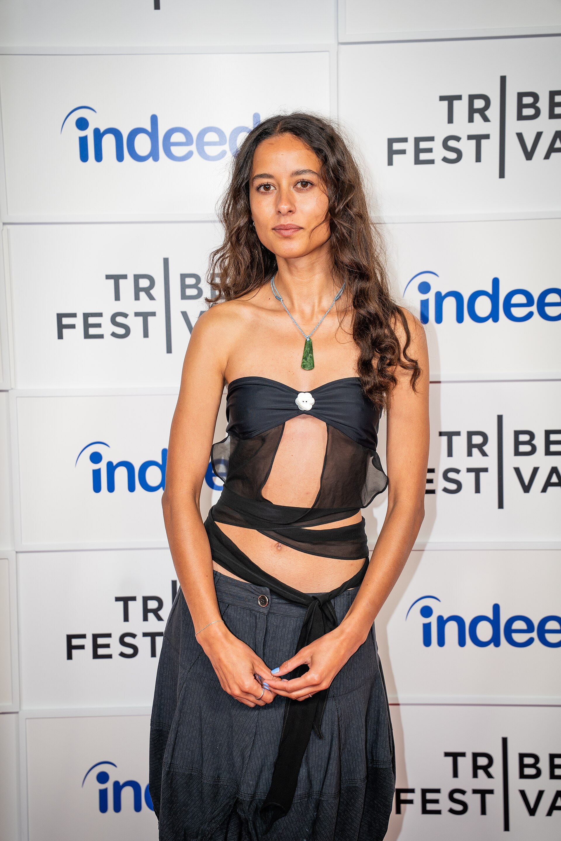 Ira Hetaraka, writer & director, at a 2025 Tribeca Film Festival red carpet in New York City for the film Womb.