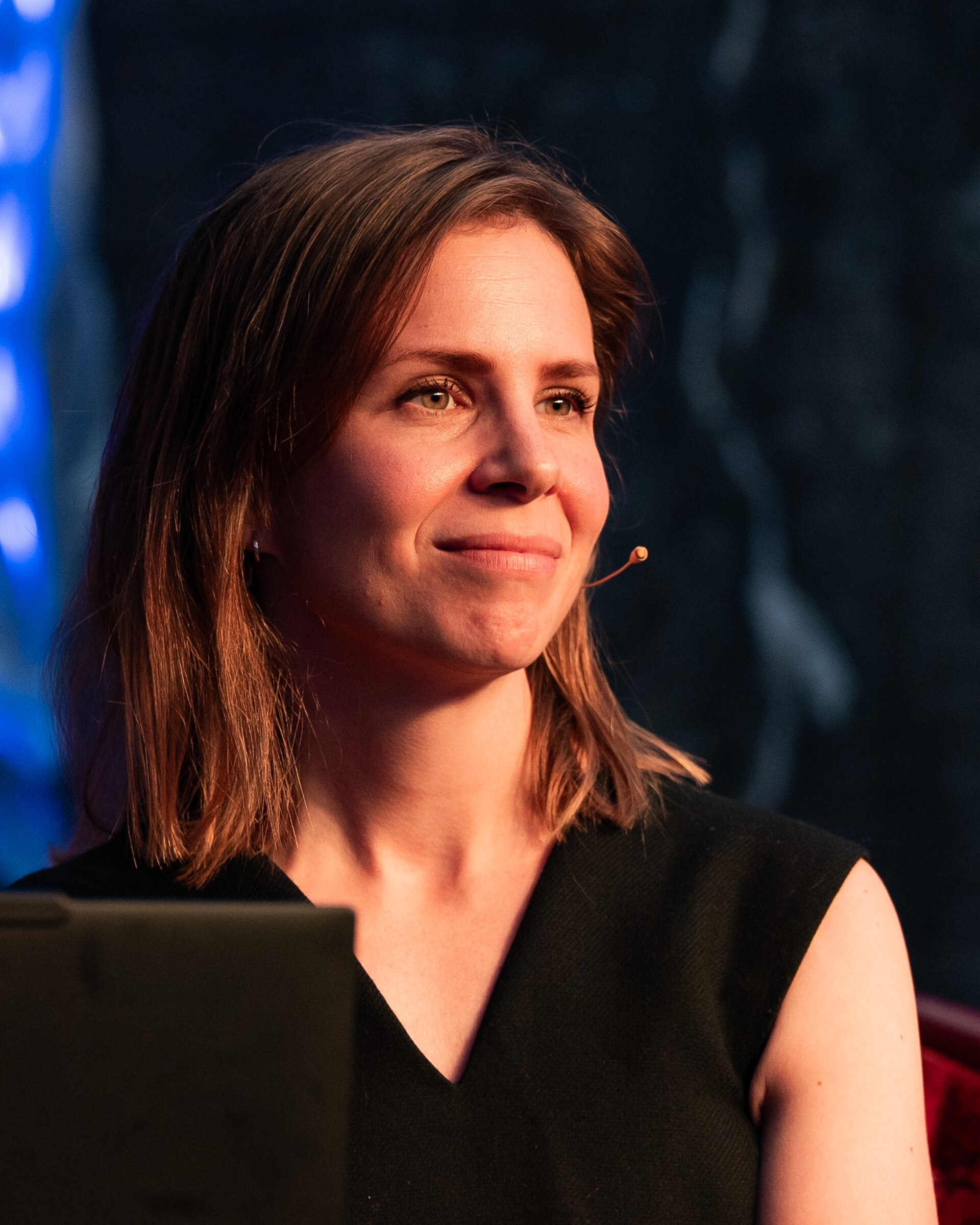 Irina Tjelle at the True Crime Festival in Arendal, Norway, 2025