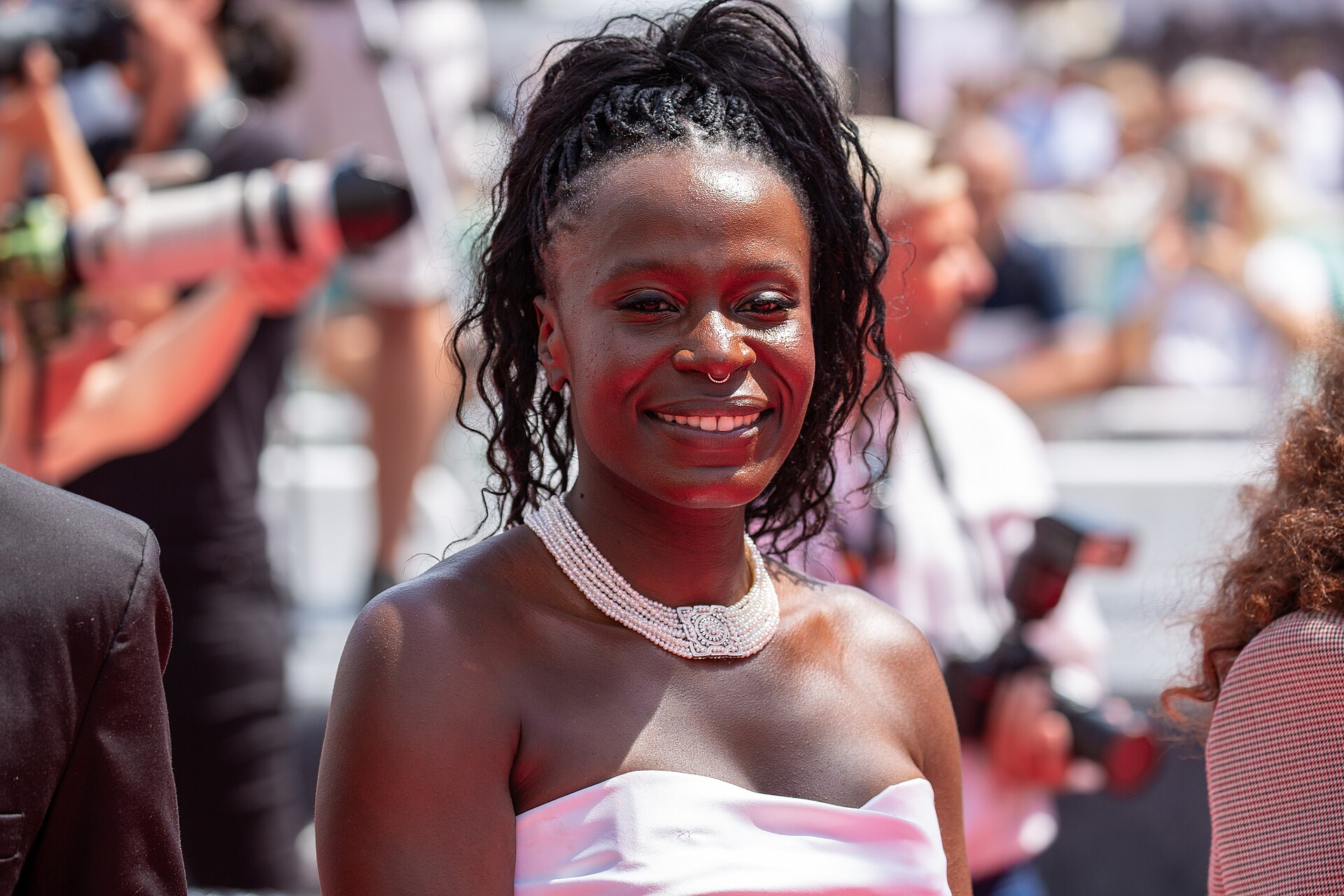 Isabél Zuaa at 2025 Cannes Red Carpet for O Agente Secreto