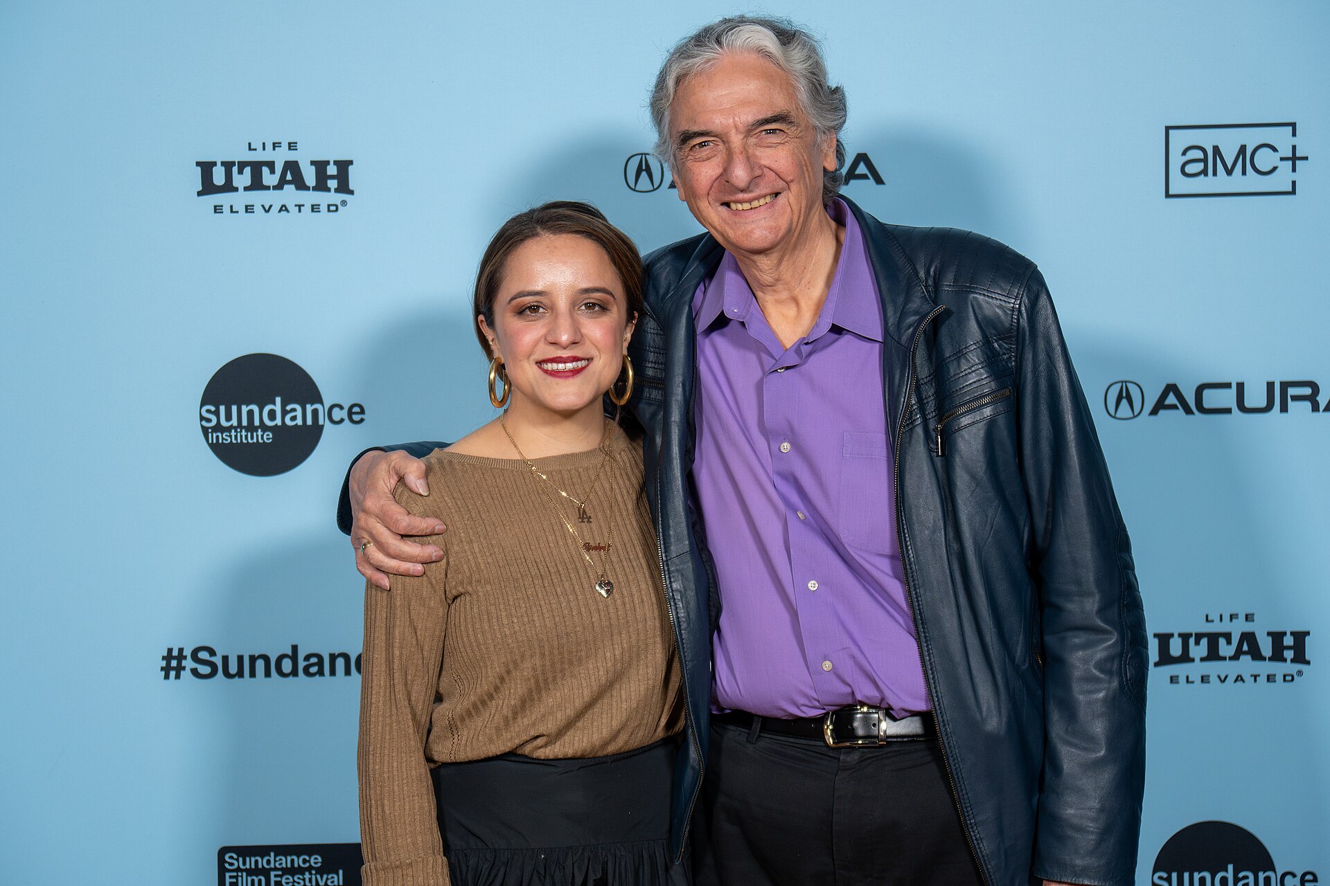 Isabel Castro and Gregory Nava at Cinema Cafe January 29th at the 2025 Sundance Film Festival
