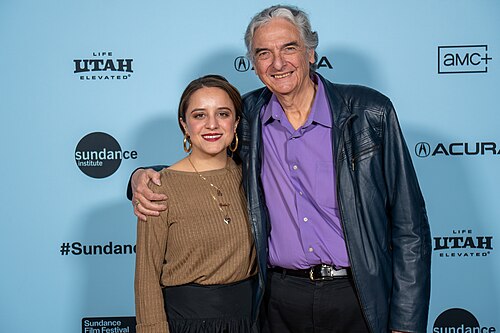 Isabel Castro and Gregory Nava at Cinema Cafe January 29th at the 2025 Sundance Film Festival