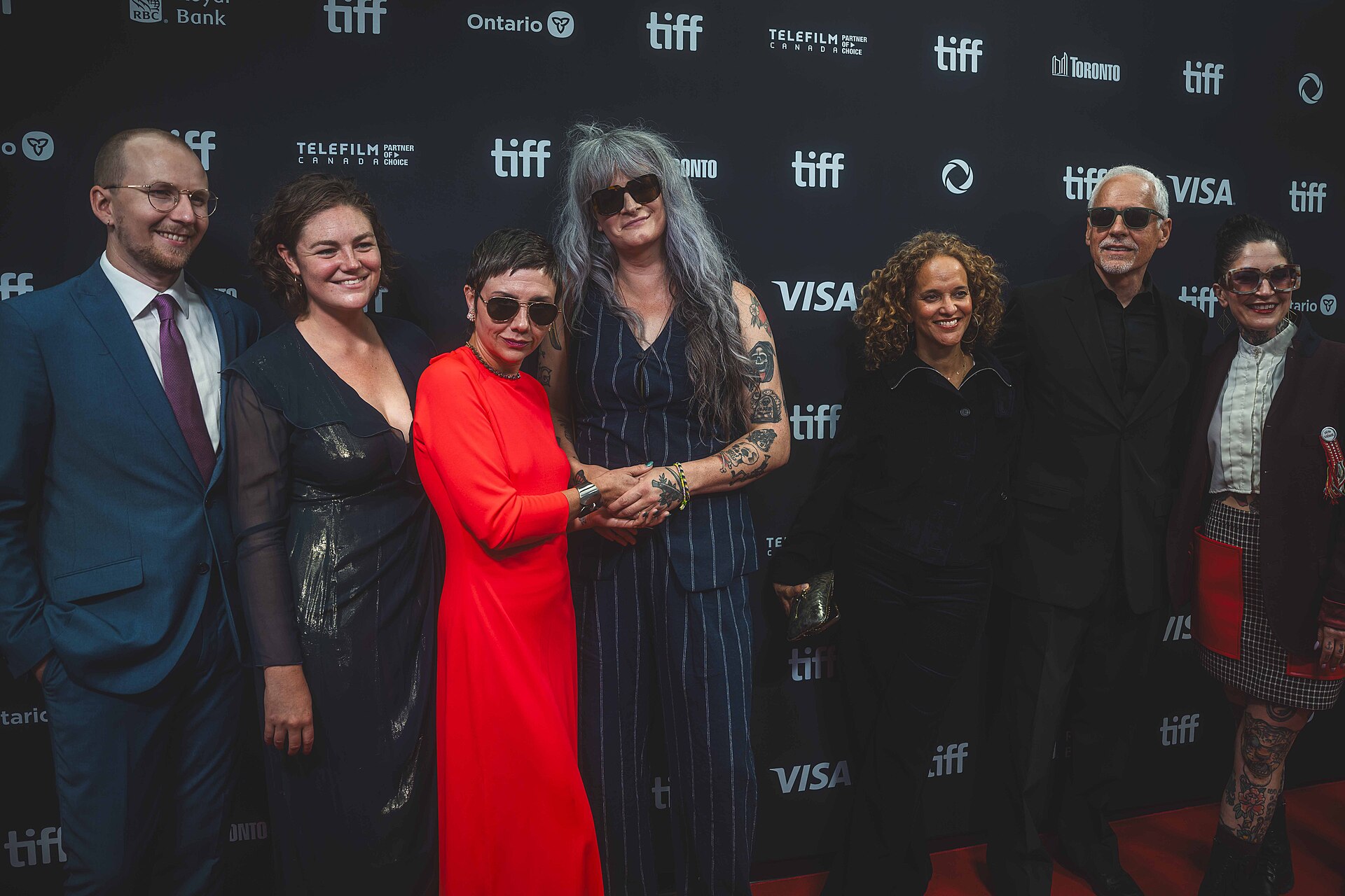 Isabel Merrell, Jessica Hopper, Wayne Isaak, Rachel McLean and Kevin Drew at the 2025 Toronto International Film Festival