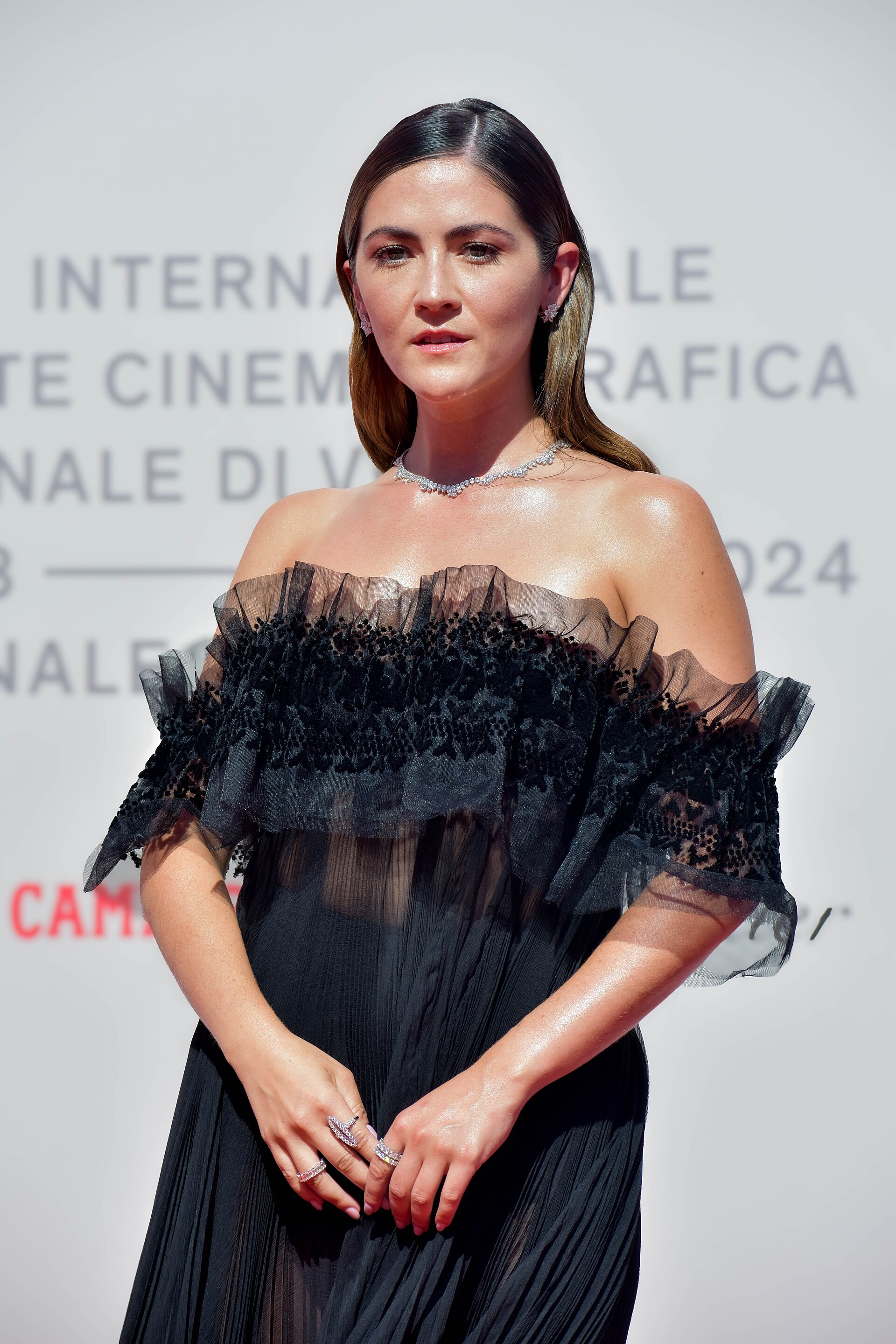 Horizon: An American Saga actress, Isabelle Fuhrman, at 81st Venice Film Festival