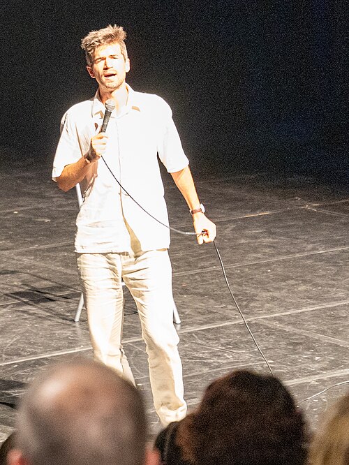 Ivo Graham, comedian, at the 2024 Edinburgh Festival Fringe in the show, Grand Designs.