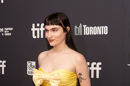 Ivy Wolk, actor, at the 2025 Toronto International Film Festival (TIFF) for the movie If I Had Legs I'd Kick You.