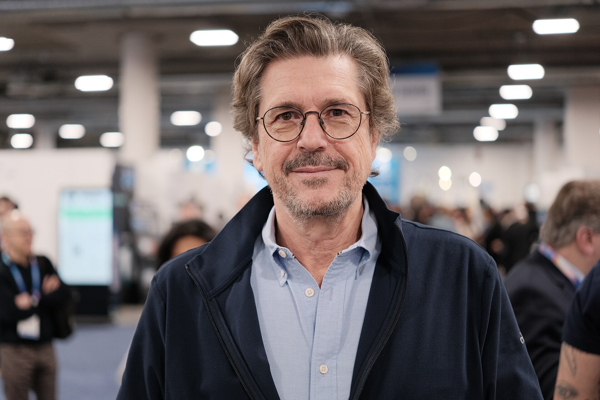 French journalist Jérôme Colombain at CES 2026 in Las Vegas