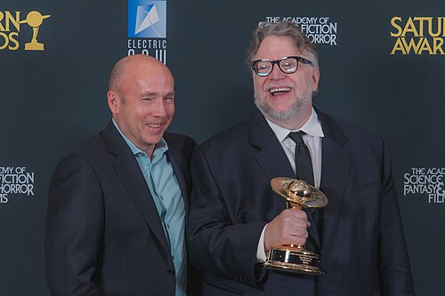 J. Miles Dale & Guillermo Del Toro at the 53rd Saturn Awards