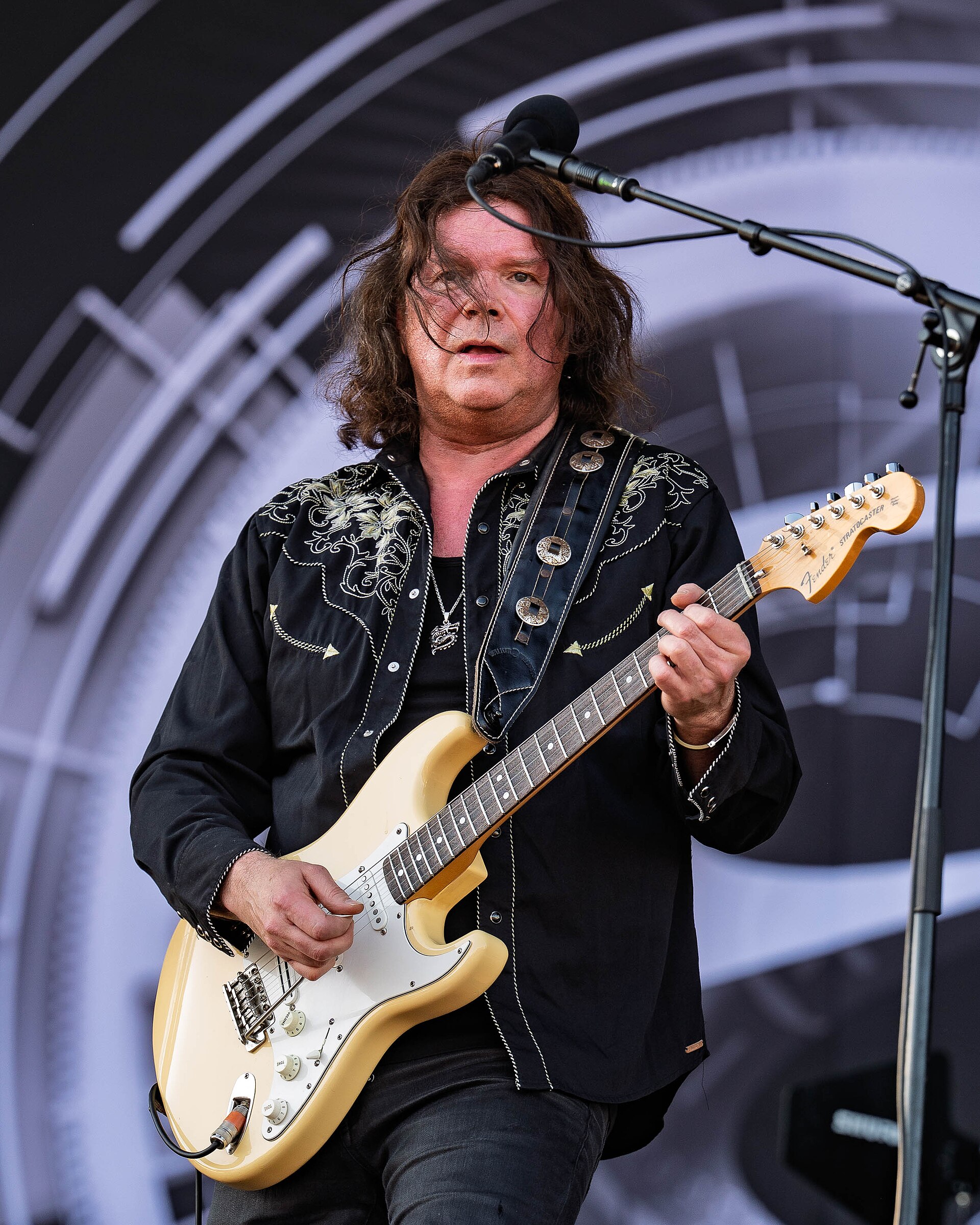 John Norum with Europe at the Tons of Rock festival in Oslo, Norway, 2024
