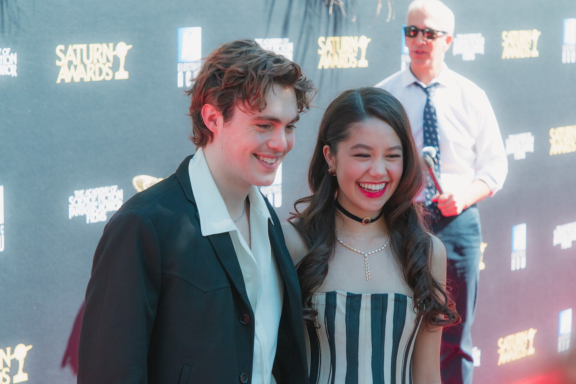 Jack Champion & Trinity Jo-Li Bliss at the 53rd Saturn Awards